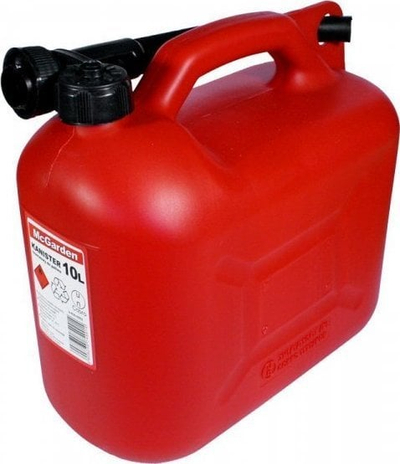 Пластично канте МцГарден, 10L, за бензин, црвено