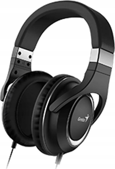 Kабелски слушалки Genius HS610, микрофон, супра-ауерални, црни