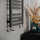 Ngrohës peshqirësh Terma Towel Rail D01, 710x500 mm, gur steatit, grafit