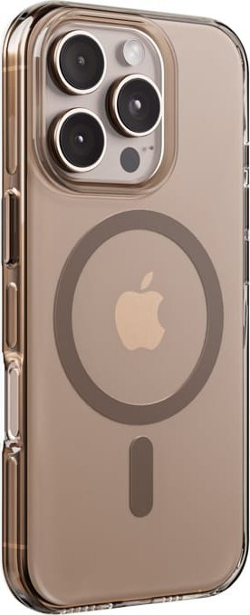 Mbulesë telefoni Crong Clear MAG Pro për iPhone 16 Pro Max, MagSafe, transparente desert