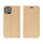 Mbrojtëse libri Luna Book Gold për Xiaomi Redmi 14C, portofol, e artë