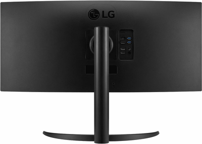 Monitor LG 34WR55QC B, 34", panoramik, i lakuar, i zi
