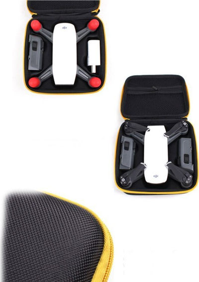 Kuti mbrojtëse XREC për dron DJI Spark Combo, trup i fortë, mbyllje me zinxhir, e zezë