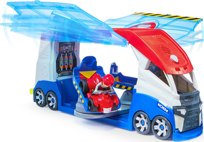 Сет играчки Paw Patrol Launcher &amp; Rescue, спасувачко возило со звуци, со фигура на Рајдер и АТВ, шарен