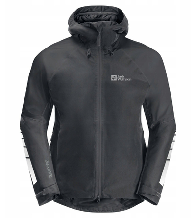 Xhaketë për meshkuj Jack Wolfskin Morobbia 2L, poliestër, zinxhir i plotë, e zezë