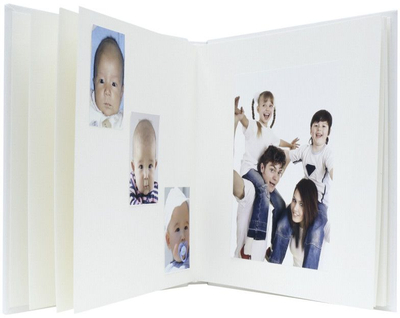 Album fotografish Deknudt A66DF1, 20x20cm, 20 faqe, i bardhë