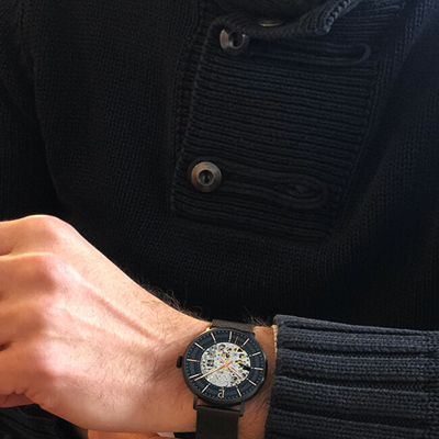 Orë dore Pierre Lannier Gaius Automatic 324C439