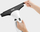 Перач за стакло Kärcher WV 2 Plus NP, со батерија, жолт
