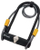 Bravë biçiklete OnGuard 5801 U-Lock, kabllo çeliku, e zezë
