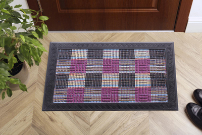 Tapet dere Vanora Home, tekstil kundër rrëshqitjes, 40x60 cm, shumëngjyrësh