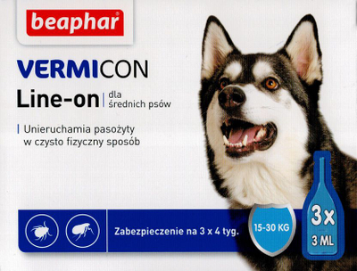 Beaphar Капки против паразити за кучиња, 3x 3 ml