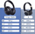 Kufje wireless Feegar Mello, on ear, bateri që zgjat, të zeza
