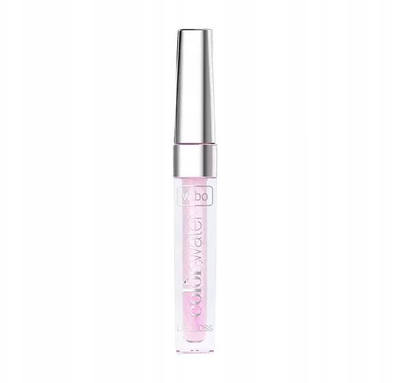 Gloss buzësh Wibo Color Water Lip 2, gjysmë transparent, efekt shkëlqim glass, rozë e hapur