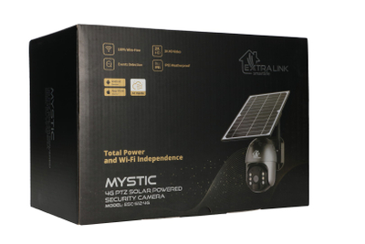 Kamerë IP muri Extralink Mystic 4G PTZ, 1080p, e bardhë