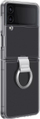 Mbrojtëse telefoni Samsung Clear Cover with Ring Galaxy Z Flip4, transparente