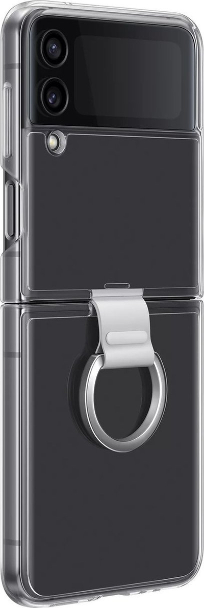 Mbrojtëse telefoni Samsung Clear Cover with Ring Galaxy Z Flip4, transparente
