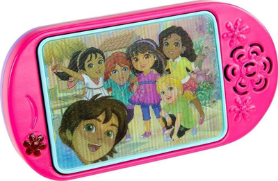 Telefoni lodër Fisher-Price Uno Smartphone Dora, me tinguj frëngjisht, për kalamaj, shumëngjyrësh