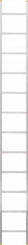 Индустриско алуминиумско скеле TYPE BS-DJ 1x12, 12 стапала, 3.2 m, сребрена боја