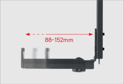Konsolë universale për soundbar One For All WM5350, mbajtëse murale, deri 15 kg, e zezë