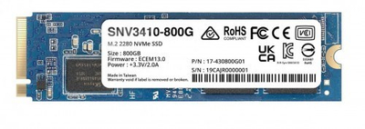 Disk SSD Synology SNV3410, M.2, 800GB, PCIe 3.0 NVMe