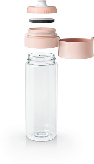 Shishe uji me filtër Brita Vital, 0.6L, pa BPA, rozë pastel