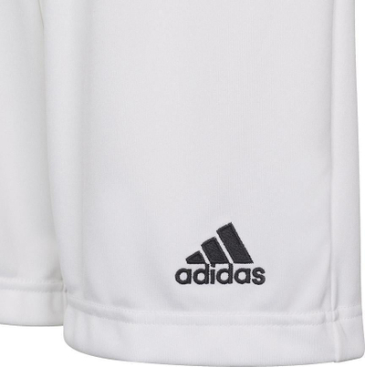 Pantallona të shkurtra futbolli Adidas Entrada 22 Jr, kalamaj, poliestër i ricikluar, të bardha