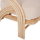 Karrige Donita rattan natyral jastëk i bardhë 67×74×78 cm (HM9838), bardhë