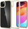 Mbulesë telefoni Spigen Crystal Hybrid, për iPhone 15 Plus, transparente, bezhë e hapur