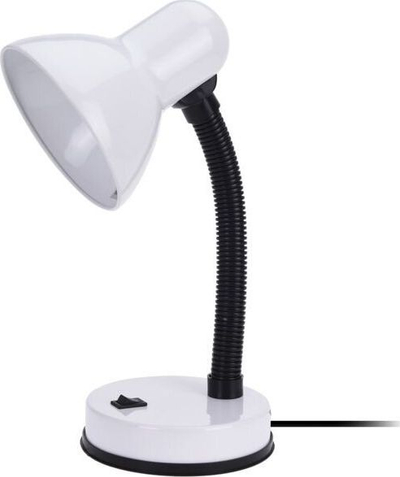 Lampë tavoline Koopman, 33 cm, krah i lëvizshëm, e bardhë