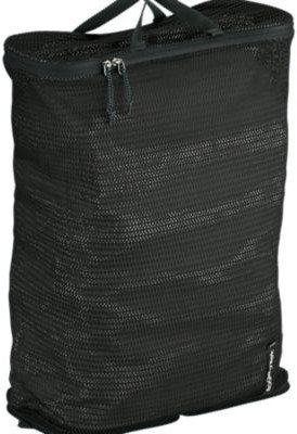 Thes rrobash Eagle Creek Reveal Laundry Sac, rrjetë poliestër, me zinxhir, i zi