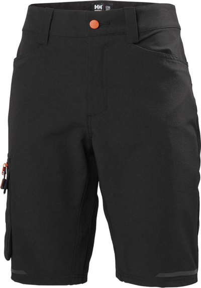 Pantallona të shkurtra pune Helly Hansen Kensington Service, material elastik 4-way, xhep në kofshë, të zeza