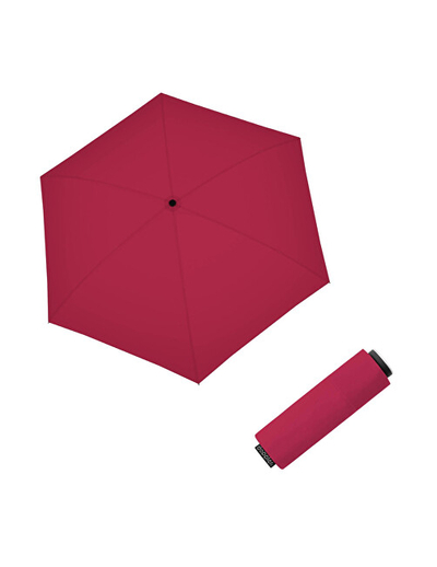Çadër e palosshme Doppler Fiber Mini Compact Uni Viva Magenta, e kuqe e errët