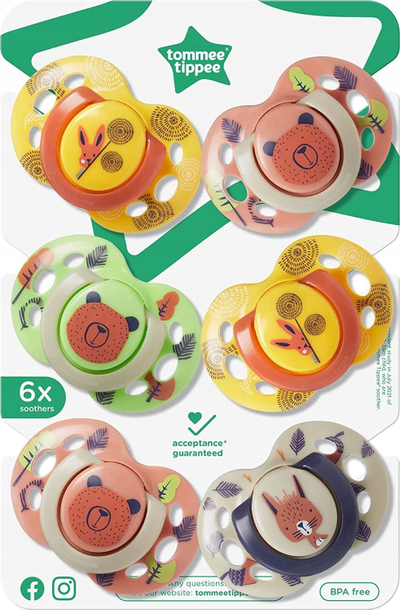 Set biberonash Tommee Tippee Fun, 6 copë, 6–18 muaj, për goca