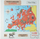 Puzzle edukativ Mama Maluje Europe, 120 pjesë, harta e Evropës, shumëngjyrësh