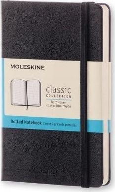 Fletore Moleskine Pocket me pika, format xhepi, kapak i fortë