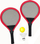 Set lodrash tenis dhe badminton Enero Toys, 2 racheta, për fëmijë