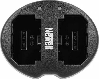 Karikues dykanalësh baterish Newell SDC-USB për NP-FZ100, me USB, i zi