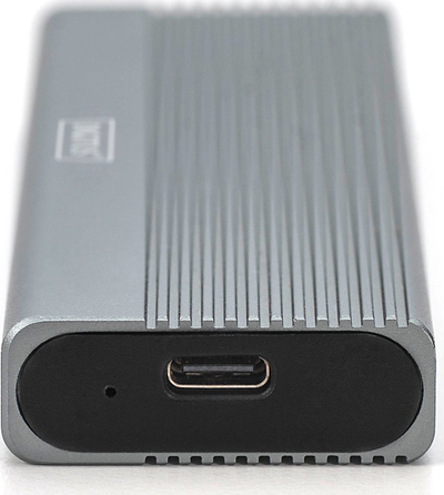 Kuti e jashtme për SSD M.2 Digitus DA-71154, SATA 6Gbps, USB 3.0, ngjyrë argjendi