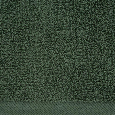 Peshqir banjoje Eurofirany Terry Smooth2, 70x140 cm, pambuk, jeshile e errët