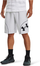 Shorc sportiv Under Armour Perimeter për meshkuj, material i lehtë, me xhepa, gri me të zezë