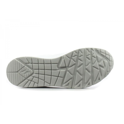 Atlete gocash Skechers Uno Stand On Air W 73690 W, Air Cooled Memory Foam, taban gome, të bardha