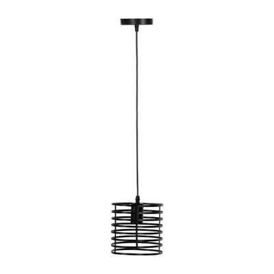 Llambë e varur tavani Φ16x124Hcm (HM4090), zezë