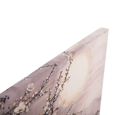 Tabllo murale HomeMarkt Gobi HM4796, kanavacë, 120x49cm, bardhë gri