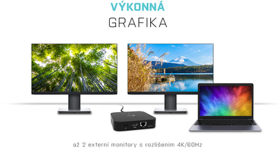 Stacion docking i-tec USB-C, PD 100W + karikues universal i-tec 112W