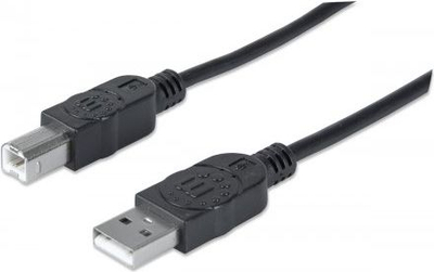 Kabllo Manhattan Hi-Speed USB 2.0, 5 m, e zezë