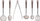 Set veglash kuzhine Husla 73960, 6 pjesë, najlon