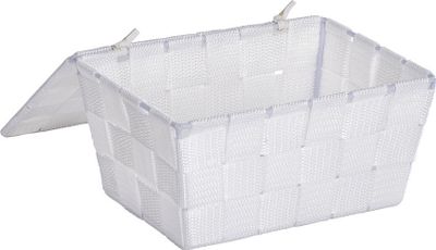 Shportë banjoje Wenko Adria Mini, me kapak, e zezë