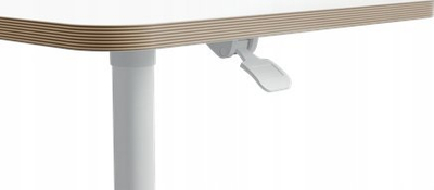 Tavolinë Leitz Ergo Pneumatic Small, sit stand, e bardhë