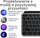 Set tastierë + maus Logitech MX Keys S (920-012845), bluetooth, US, i zi