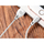 Kabllo karikimi Dudao L4L, USB në Lightning, 1m, 2.4A, e bardhë